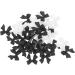 400 Pcs Bow Nail Decoration nail stickers nail stencils stamping nail art Nail Accessory DIY Manicure Tips oration bow nail art stickers black streamers crafts resin classic 3d 0.6X0.6X0.3CMx4pcs Assorted Colorx4pcs - Buy Online on GoSupps.com