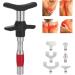 Portable Manual Chiropractor with 6 Massage Heads Durable & Comfortable Back Massager (Red) for Ultimate Relaxation - Buy Online on GoSupps.com