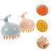 Tovinanna 6 Stk Shampoo Massage Brush | Hair Massager & Scalp Peeling Tool | Silicone Travel Scalp Brush for Daily Use - Buy Online on GoSupps.com