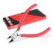 HAUTMEC 5" Precise Small Flush Cutting of Engineer Wire Cutter Plier with Location Pin for Fine Shearing Perfect for Circuit Board Cutting Electronic Components HT0327 1