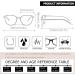 3 Pack Blue Light Blocking Reading Glasses for Men & Women - Lightweight Square Frame 150x Purple - Protect Your Eyes - Buy Online on GoSupps.com