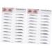 DOITOOL 6 Pcs 3d Eyebrow Stickers Bionic Eyebrow Water Transfer Artificial Eyebrow Water Proof 6d The Lazy - Buy Online on GoSupps.com