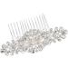 Ipetboom 1pc Flower Side Hair Comb Wedding Comb Teasing Combs for Women Rhinestone Hair Comb for Women Bridal Hair Comb Wedding Hair Comb Pearl Hair Comb Pearl Side Comb Alloy Bride Hairpin - Buy Online on GoSupps.com