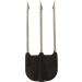 Cressi 1946 Adult Mutliprong Nylon 3 Points INOX Multiprong 3 Prong Black Uni