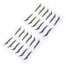 LALAFINA 12 Pairs Glitter Eyeliner Reusable Eyeliner Sticker Tool Stickers Invisible Eye Line Strips Adhesive Eyelid Stickers Double Eyelid Strips Adhesive Tape Eyes Miss