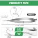 Cuticle Scissors Extra Fine Curved Professional Nail Scissors Stainless Steel Precise Pointed Tip Grooming Kit Facial Hair Stratum Corneum Scissors for Eyebrows Eyelashes Finger Toe Nail Care - Buy Online on GoSupps.com