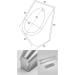 Commercial Flushing Type Men's Urinal 304 Stainless Steel Wall-Mounted Smart Contact-Free Urinal Funnel Automatic Flush Valve Toilet Vertical High-Efficiency Urinal fo - Buy Online on GoSupps.com