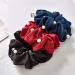 scicent Satin Scrunchies for Hair 4 Pieces Soft Silk Elastic Hair Band Set Hair Ties Ponytail Holders for Women and Girls - 4318 - Buy Online on GoSupps.com