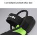 Men's Beach Sandals - Indoor/Outdoor Flip Flops Casual Slip-On Athletic Slippers Soft Sole Size 6.5 - Black - Buy Online on GoSupps.com