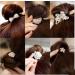 cuhair(tm) 6pcs pearl flower design women girls kids ponytail holder hair tie hair rope hairband hair accessories