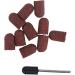 BOROCO Nail Drill Block - 10 Piece Set of Grinding Caps for Professional Manicure & Pedicure Tools - Special Head Polishing & Sanding Cap (7x13cm) - Perfect for Electrical Nail Files - Buy Online on GoSupps.com