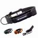 Teamwalk Premium dog collar - with magnetic handle light strip Air tag bag individually adjustable soft upholstery robust buckle available with a suitable line (black m) collar m (4cm) black