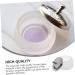 VALICLUD Gobelet Rond Verre D poli pour Dissolvant Vernis Ongles Contenant Liquide pour Manucure Blanc - Buy Online on GoSupps.com