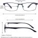 ALWAYSUV 3 Pack Blue Light Blocking Reading Glasses for Men - Black Full Frame 1.5x Magnification - Buy Online on GoSupps.com