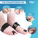 Hilph 2 Pack Toe Rail Protector - Hammer Toe Correction & Support Bandage for Broken Toes - Black - Buy Online on GoSupps.com