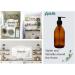 Avalon Amber Glass Bottles 250ml 8oz Soap Dispenser with Black Pumps (BPA-Free) Lotion Pump/Soap Dispensers Reusable Refillable Eco Friendly Sustainable Living/Gift - Pack of 2 - Buy Online on GoSupps.com