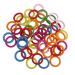Generic 50pcs Accessories Colorful Wooden Rings for DIY Crafts 1.3
