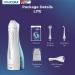 ORACURA Cordless Water Dental Flosser - Portable Electric Teeth Cleaner with 2 Jet Tips 4 Modes & 200ml Tank - IPX7 Waterproof - Perfect for Travel - White - Buy Online on GoSupps.com