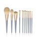 Buy 10 Shadow Tools Eye Brush Powder Set & Quartz Roller - Premium Makeup Beauty Tools for Flawless Application | International Shipping Available - Buy Online on GoSupps.com