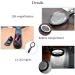 Handheld Magnifying with Light 40X Illuminated Magnifier 12 LED Lights Compatible with Child Elderly Seniors Reading Black Made in China - Buy Online on GoSupps.com