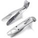 SVAASA Nail Clippers Nail Clippers Angled Bent Head Super Sharp Wide Jaw Opening for Hard/Thick Fingernails and Toenails (Color : Silver) - Buy Online on GoSupps.com