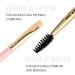 Set of 3 Eyebrow Brushes for Brow Powders, Waxes, Gels - Spoolie and Angled Eye Brow Brush Set (Multi-colored) - Buy Online on GoSupps.com
