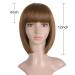 MapofBeauty 12/30cm Natural Female Short Straight Hair BOB Wig - Light Brown International Shipping Available - Buy Online on GoSupps.com