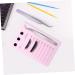 Mikinona Magnetic Eyelash Board Hand Plate Lashes Magnetic False Eyelashes Pallet Holder Eyelash Grafting Supplies Lash Storage Board Eyelash Holder Accessories Acrylic Epoxy Pink 14.3x9.4cm Pink - Buy Online on GoSupps.com