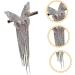 FRCOLOR Butterfly Tassel Hair Clip Rhinestone Headpiece Headwear for Women Rhinestone Hair Accessories Hair Barrettes for Women Hair Pieces for Women Butterflies Duckbill Hair Clips Silver - Buy Online on GoSupps.com