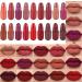18Pcs Capsule Pills Lipstick Mini Matte Lipstick Sets for Women Long Lasting labiales mate 24 horas originales,DNM Nude Red Permanent Stay on Matte Lipstick 24 Hours and Lip Liner Set Pack Makeup Kit 18 Count (Pack of 1) S