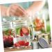 BESTonZON 30Pcs mason jar lids canning jar lid cover sprouting lids caps wide mouth mason jars metal lids fermenting lids jam jar lid glass jars lids tops sealing cap glass bottle Tinplate 7X7X0.2CM Silver - Buy Online on GoSupps.com