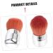 Mushroom Head Dust Brush Portable Foundation Brush Hairdressing Brush Eye Shadows Nail Brush Travel Powder Brush Travel Beauty Brush Electric Aluminum Tube Eyeliner Brush - Buy Online on GoSupps.com