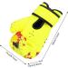 Breathable Boxing Gloves for Kids | High-Quality PU Leather | Ages 2-11 | Ideal for Boxing Muay Thai & Combat Training - Yellow - Buy Online on GoSupps.com