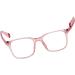 Effnny Blue Light Blocking Glasses Anti Eyestrain Filter UV Square Eyeglasses Frame Computer Gaming Eyewear For Men Women 5025/Transparent Pink - Buy Online on GoSupps.com
