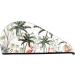 Microfiber Hair Drying Cap - Quick Drying Flamingo Palm Trees Towel for Curly Long & Thick Hair | Soft Absorbent Hair Wrap with Button - Buy Online on GoSupps.com