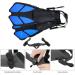 Kids Mask Fin Snorkel Set | Panoramic Snorkel Mask & Fins for Boys and Girls | Ideal for Snorkeling, Swimming, Freediving | Age 3-7 | Blue - Buy Online on GoSupps.com