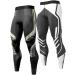 CANGHPGIN Men's Compression Pants Sports Tights for Men Gym Running Baselayer Cool Dry Workout Athletic Leggings 2 Pack (174+176) Medium