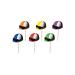 Beistle 60966 Jockey Helmet Food Party Picks 150 Piece Derby Day Decorations Sports Cupcake Toppers Paper Wood Multicolored