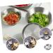 LIFKOME Vinegar Dish 4 Pcs Dish Round Ketchup Stainless Steel Metal Portion Cups 7X7X2CMx2pcs Silverx2pcs - Buy Online on GoSupps.com