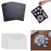 Briartw 10 Pack Sturdy Clear Plastic Envelope Storage Pockets & 10Pack Rubber Soft Magnet Sheet for Cutting Dies Stencil Crafting Die Cuts Stamps Storage Sets Great for Stamper Crafter Porjects B 10PCS Bags+10PCS Magnetic Sheets