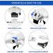 YORKING Head Mount Magnifying Glasses with 2 Led Light 1X to 3.5X Zoom Handsfree Reading Magnifier Glasses with 5 Detachable Lenses for Repairing Crafts Jewelry Reading Aid - Buy Online on GoSupps.com