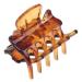 Fityle 12-Piece Resin Mini Hair Clip Set - Trendy Hair Grippers & Claws | Stylish Hair Accessories in Coffee Color for All Hair Types - Buy Online on GoSupps.com