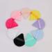 9 PCS Triangle Powder Puff (15 X 10 X 2 Green Purple Black Beige White Yellow Light Pink Blue Hot pink) Portable Triangle makeup puff Under eye puff Triangular powder puff 1 Count (Pack of 9) Green Purple Black Beige White Yellow Light Pink Blue Hot pink