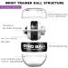 GLIMIN Wrist Trainer Ball - 4 PCS Auto Start Hand Gyro Ball & Forearm Exerciser for Strengthening Arms Fingers & Wrists - Includes Bag & Strap - Black with 5 Lights - Buy Online on GoSupps.com