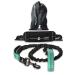 Jogging lines for dogs to walk jogging hiking |2 in 1 jogging line and normal dog leash for large and medium -sized dogs with double handle |Belly belt dog leash premium blue green for medium and large dogs