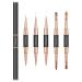 Double-Ended Acrylic Nail Art Brushes Set, Etercycle Gel Polish Nail Art Design Pen Painting Tools Nail Art Liner Brush and Nail Dotting Pen for Acrylic Application Salon at Home DIY Manicure Black