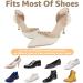 Xshum Heel Inserts 4-Pairs - Prevent Heel Slip and Blister, Shoe Inserts Liners for Loose Shoes, Heel Protectors Cushions - Women and Men (Apricot+Black) - Buy Online on GoSupps.com