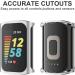 Cuteey 4 Pack Screen Protector for Fitbit Charge 5 - Slim TPU Cover Case Set in Black, Silver, Rose, and Clear | Fitbit Charge 5 Accessories - Buy Online on GoSupps.com