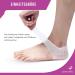 Orthopeo Premium Silicone Heel Cushion - Gel Protection for Heel Spurs & Pain Relief - Ideal for Dry Cracked Heels - 1 Pair - Buy Online on GoSupps.com