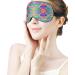 Neon Rainbow Tie Dye Sleep Mask for Women | Adjustable Comfortable Eye Shades with Elastic Strap - International Shipping Available - Buy Online on GoSupps.com